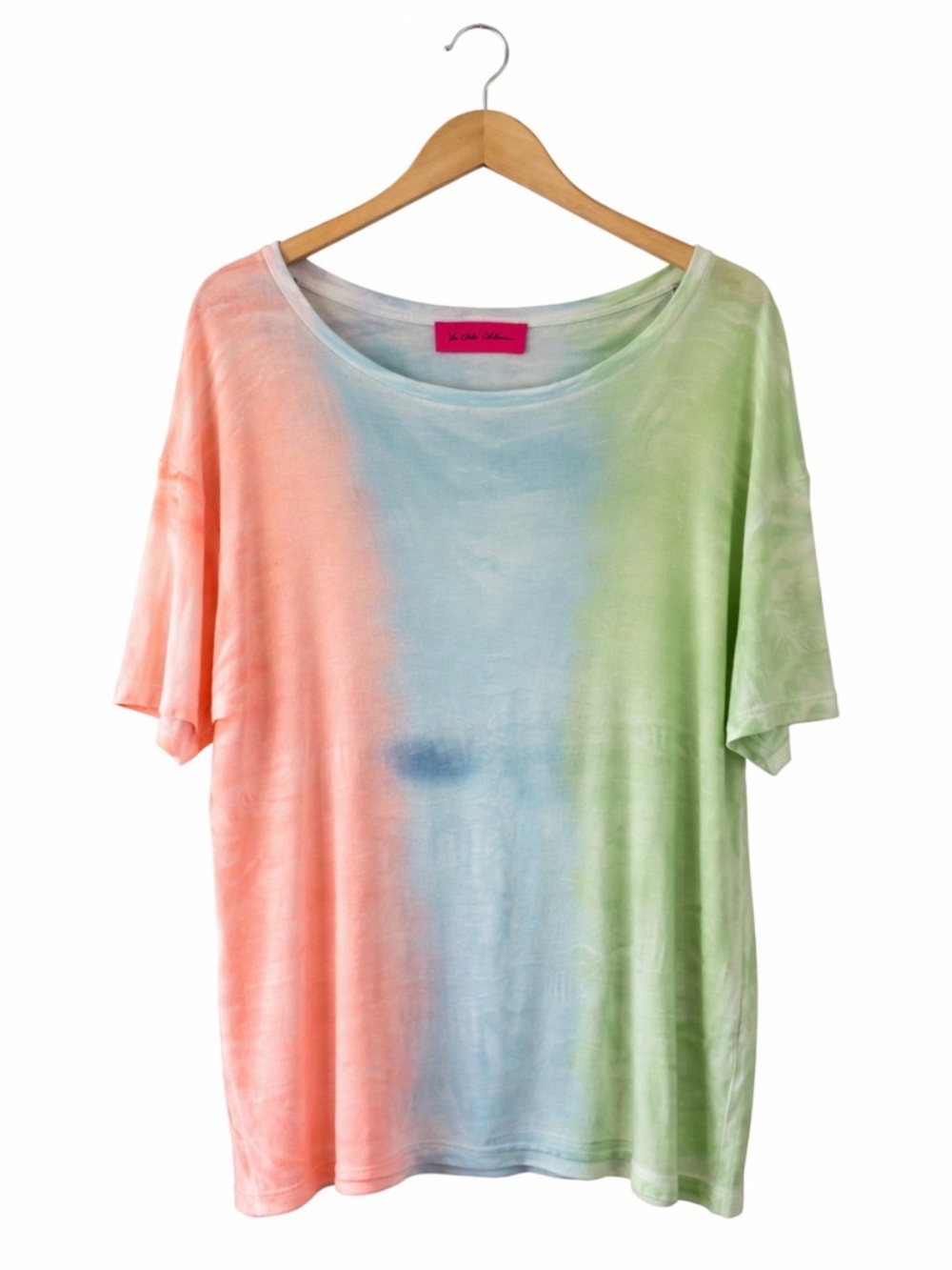 The Elder Statesman Multicolor Short Sleeve Tee